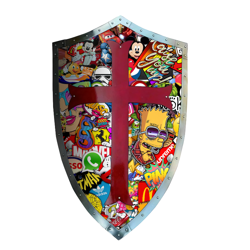 Objets et sculptures Pop Art Blason Simpson aux enchères sur wallart21
