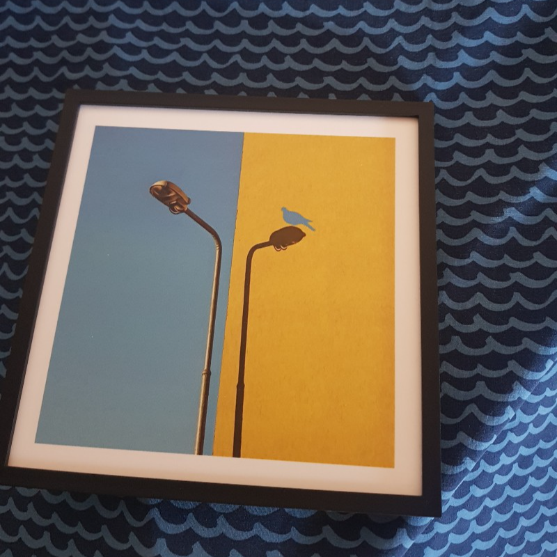 Enchères The blue bird pop Art